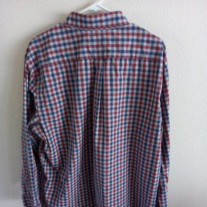 Button Down Casual Plaid Shirt